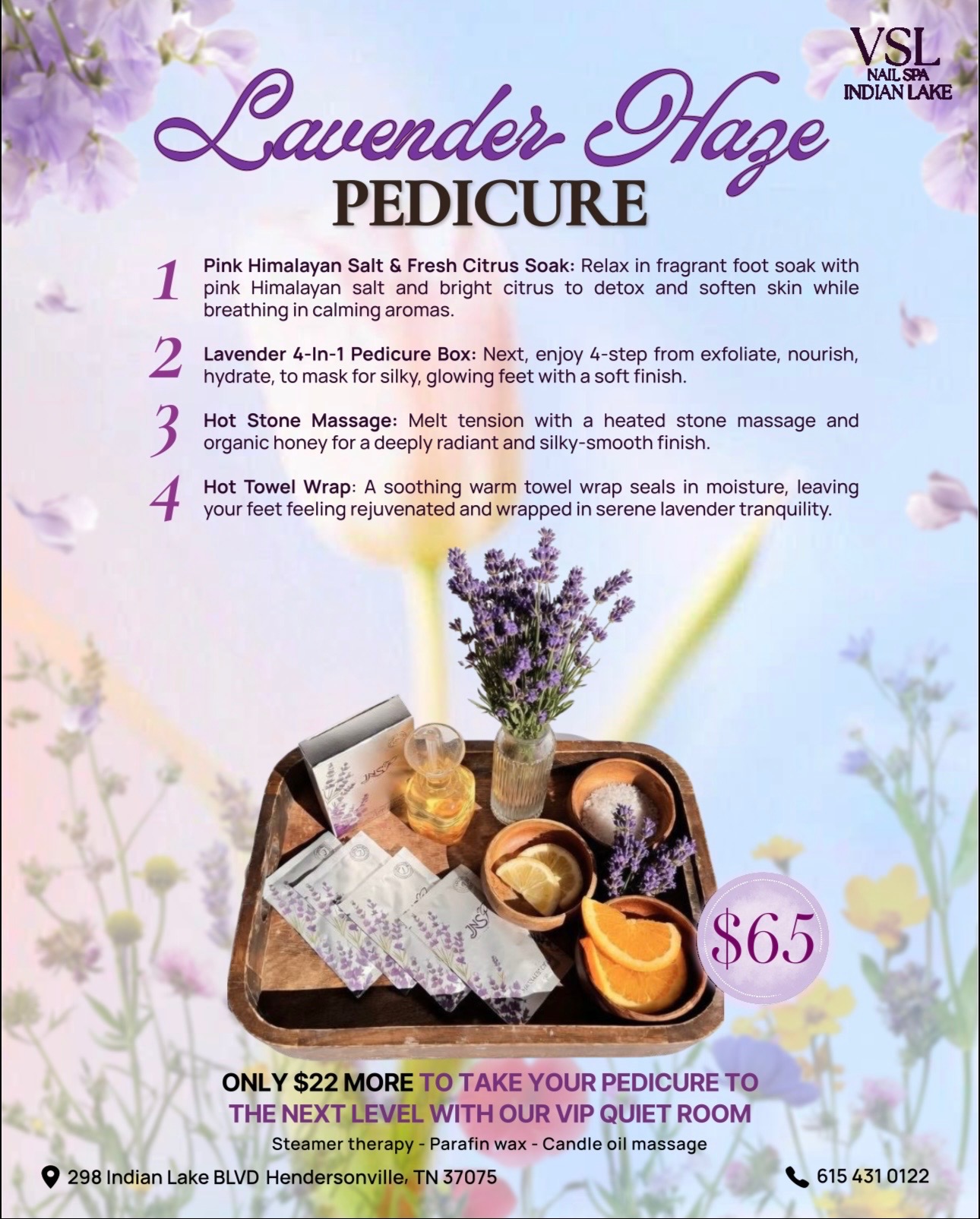 Promotion at VSL Nail Spa Hendersonville at Indian Lake